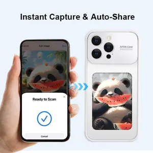 Artink Smart E-Ink Phone Case for iPhone, NFC Instant Display, Ultra-Soft Customizable Cover for iPhone16/Pro/Max