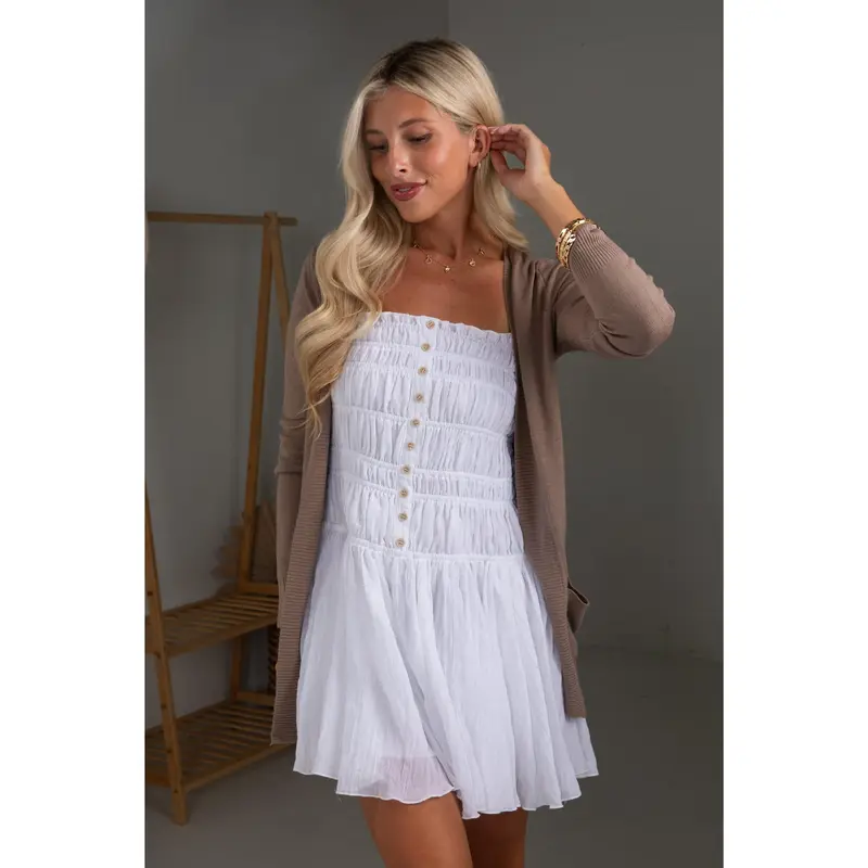 easy to love mini dress white - TikTok Shop easy to love mini dress white - TikTok Shop