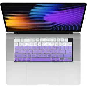 MacBook Keyboard Cover for Pro 14"/16" (M2/M3/M4, 2021-2025) & Air 13"/15" (M1/M2/M3/M4 Pro/Max, 2022-2025), Laptop Keyboard Protector ,  ANSI Layout, Ombre