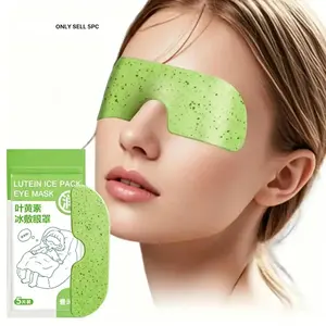Lutein Ice Eye Patch, Cooling Disposable Eyemask, Eye Care, Cold Compress for Swelling Relief, Moisturizing Summer Cool Pad