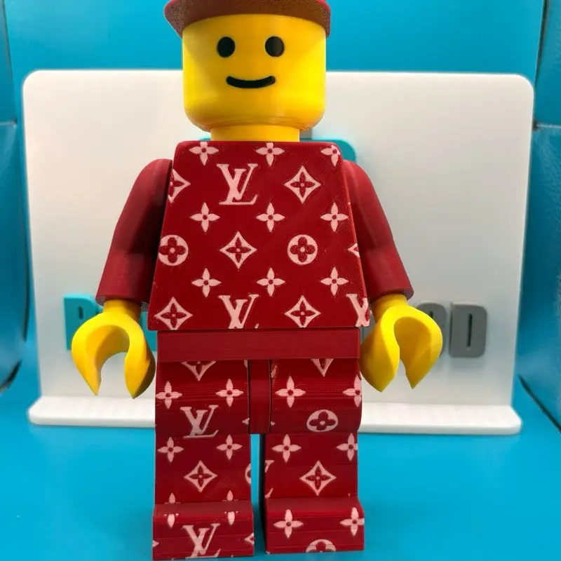 LV Large Brick Man Figurine (Assorted Styles, Collectible Decor for Display)