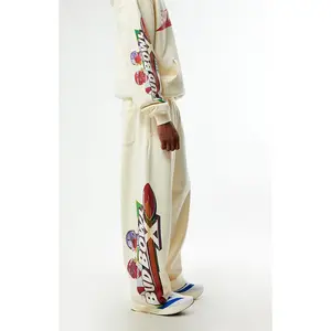 Budweiser Men's Bud Bowl Ten Open Hem Baggy Sweatpants