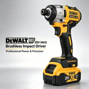 DEWALT DCF887 20V Brushless Impact Driver 205N.m，Cordless Electric Screwdriver for Construction, Woodworking & Garage Repair