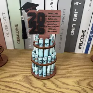 Graduation Gift Money Clip Ornament, Unique Graduation Card Money Holder, Creative Cash Gift, Dual-Layer Cash Clip, Small Graduation Decor