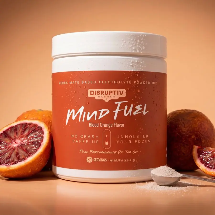 Mind Fuel Yerba Maté Focus Drink Powder - Nootropic Natural Supplement with Clean Electrolytes, Cognitive Function Support & Recovery Benefits (Packed with Vitamins, Minerals & Amino Acids)