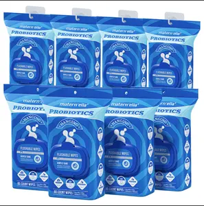 Maternella Hanging Unscented Wet Wipes with Probiotics, Butt Wipes, Extra Large Size Adult Wipes Made of Plant - Based Fibers,Alcohol-Free,640 Wipes in Total Wet Wipes with Sustainable Hygiene Soft Mild Formula Suitable for Travel Toilet Paper XL