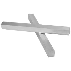2 PCS 1 x 1 x 12 Inch Square Aluminum Bar, Aluminum Square, 6061 Aluminum T6511 Mill Stock