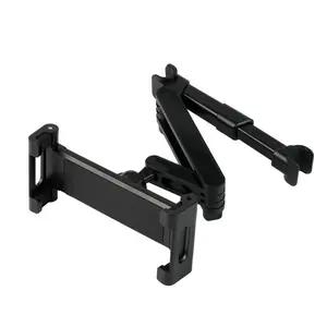 Car Headrest Phone Tablet Stand, Car Phone Mount, Tablet Car Holder, 360° Rotatable Extendable Arm, Compatible with iPad/phone (4.7-11 Inches), Essential for Kids Travel