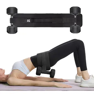 Hip Thrust Belt Hip Thrust Belt for Dumbbells Heavy Booty Belt for Hip Thrust Hip Thrust Band for Dumbbell Kettlebell Plate Slip-Resistant Padding Hip Thrust Belt for Gym or Home Workouts