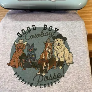 Good boy cowboy dog Tshirt