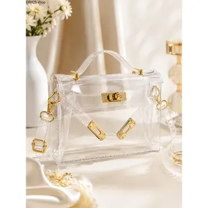 Transparent Jelly Bag For Women, Practical Crossbody And Shoulder Bag, Ideal For Beach, Concert And Daily Use, Features Lightweight Design And Spacious Interior For Convenient Carrying