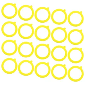 20Pcs Silicone Sealing Rings Leakproof Canning Seal for Glass Clip Top Jars