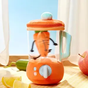 1pc Adorable Shaped Orange, Banana, Watermelon, Carrot, And Flower Pet Plush Toys. Cute And Fun Designs Paired with Unique Shapes. A Perfect Gift Choice for Or Birthdays.