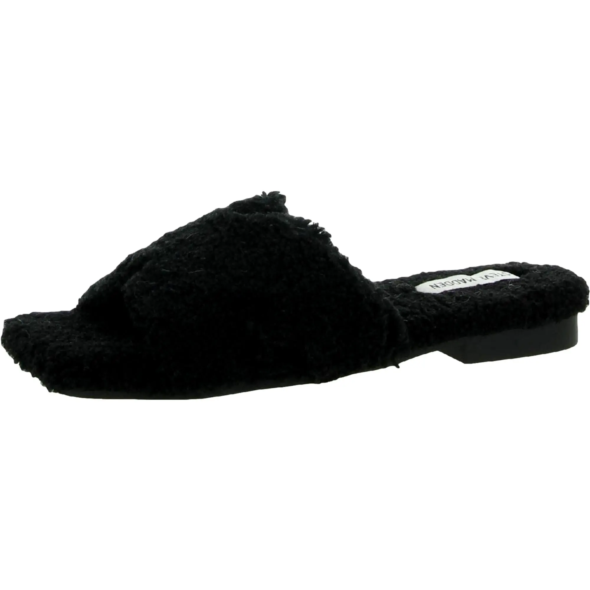 Steve Madden Seek Slipper Black  SEEK01S1-027 Women's