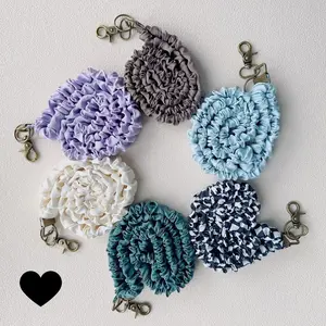 Stretchy PVC Lanyard 17.5-Inch - Soft & Hypoallergenic Fabric - Tangle-Free Design - Perfect for Keys, Badges, & Phones - Handmade Charm Good Luck Gift Bag Keychains Ball Cute Simple Elegant Design Student Welcome Backpack Tags