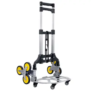 Tri-Wheel Stair Climber Hand Truck with Foldable Design
