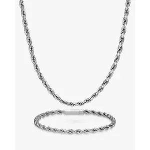 JAXXON Rope Set 3mm - Silver - Waterproof - Box Clasp