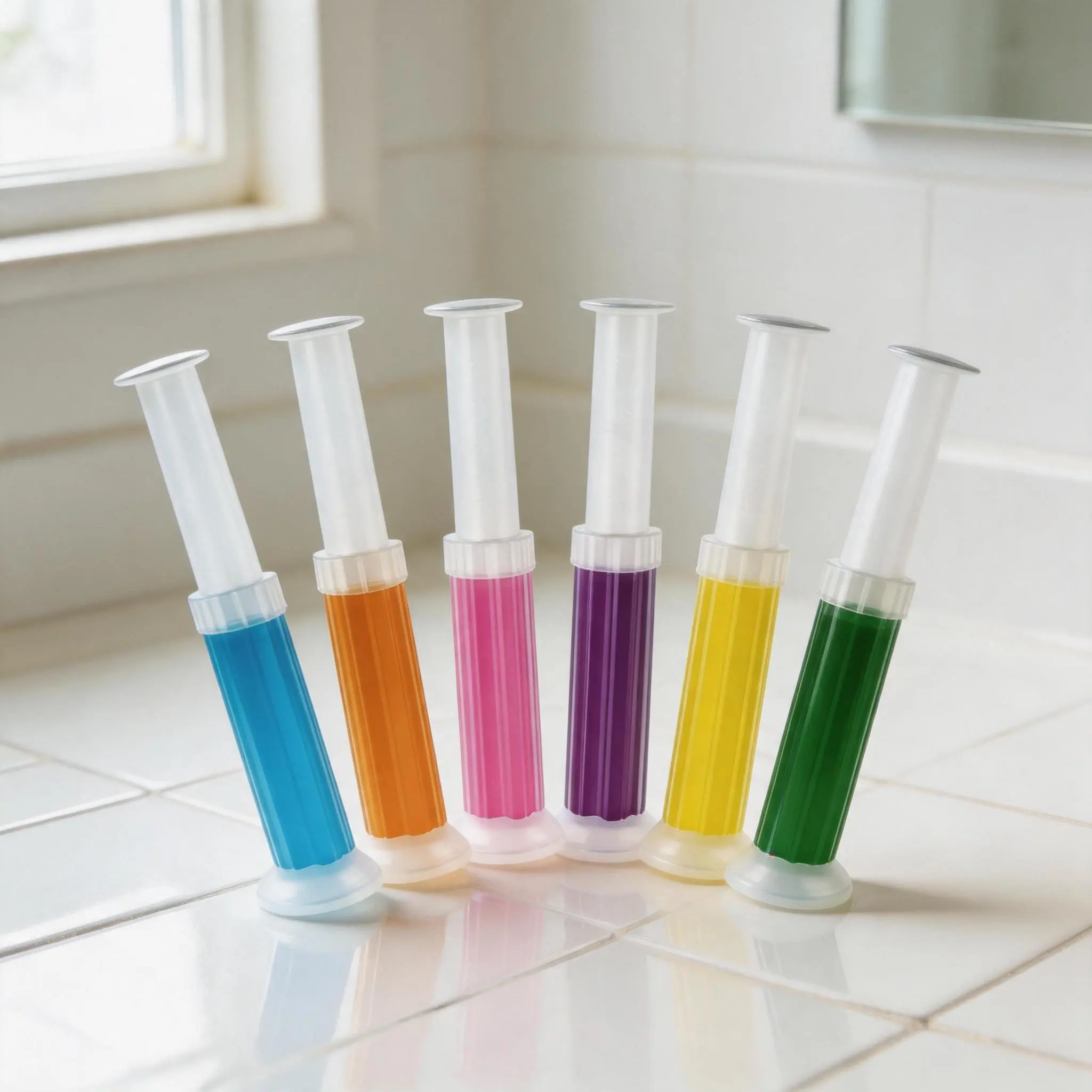 Toilet Gel Stamp 3-Pack | 6 Fresh Scents | Long-Lasting Deodorizing Bathroom Cleaner