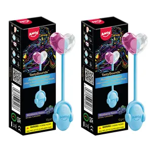 AMOS TastySounds Audio Lollipop Candy Gift – Heart-Shaped Music Lollipop, Sweet Strawberry & Berry Flavors, Cute Tech Candy, Romantic Creative Gift, Individually Wrapped Surprise-7