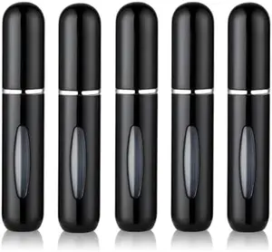 5 count Cologne Travel Bottle, Perfume Travel Refillable, Perfume Atomizer, Mini Spray Bottle and Small Cologne Sprayer for Daily Use