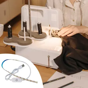 Touch Control USB LED Light Strip, Adjustable Brightness, Ideal for Sewing Machine, Kitchen Cabinets, Desk, Wardrobe, Storage Cabinet