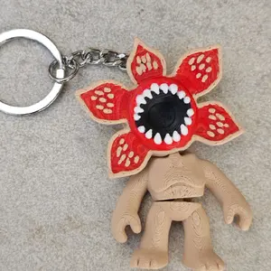 Stranger Things Keychain demogorgon mini flexi Season 5 Cute Doll Pendant Cartoon   for Fans