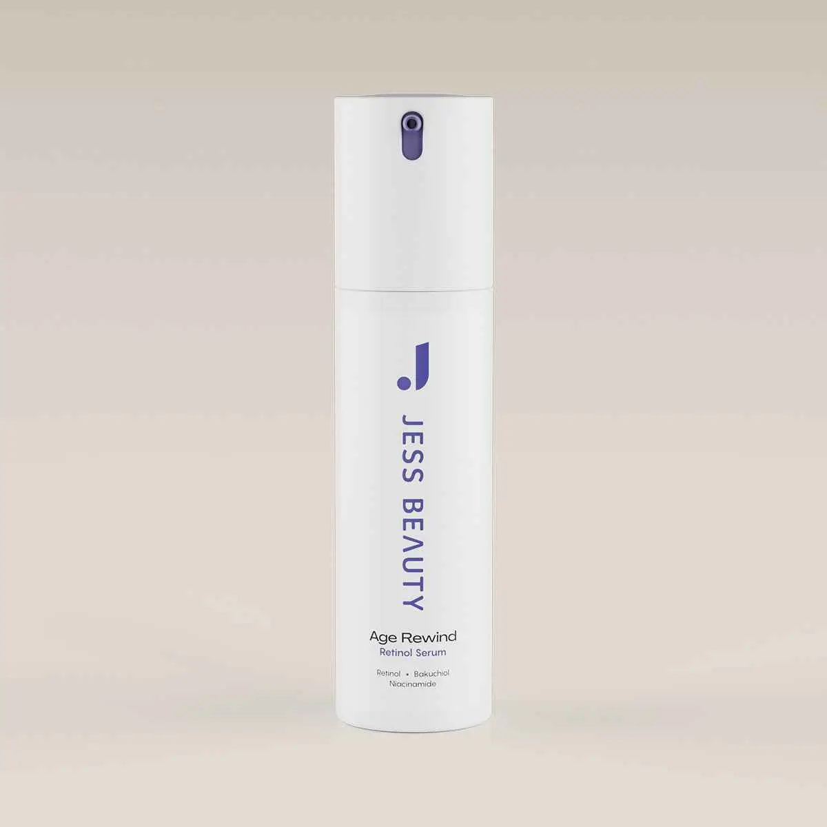 JESS BEAUTY | Age Rewind Retinol Serum | Gentle Retinol Treatment with Bakuchiol, Niacinamide & Panthenol | Smooths Fine Lines, Brightens & Renews Skin Overnight | Korean Skincare 1 fl oz
