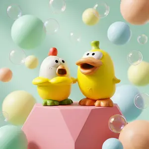 Squeeze Chicken Duck Fidget Toys, Cute Stress Relief Toys for Kids 3+