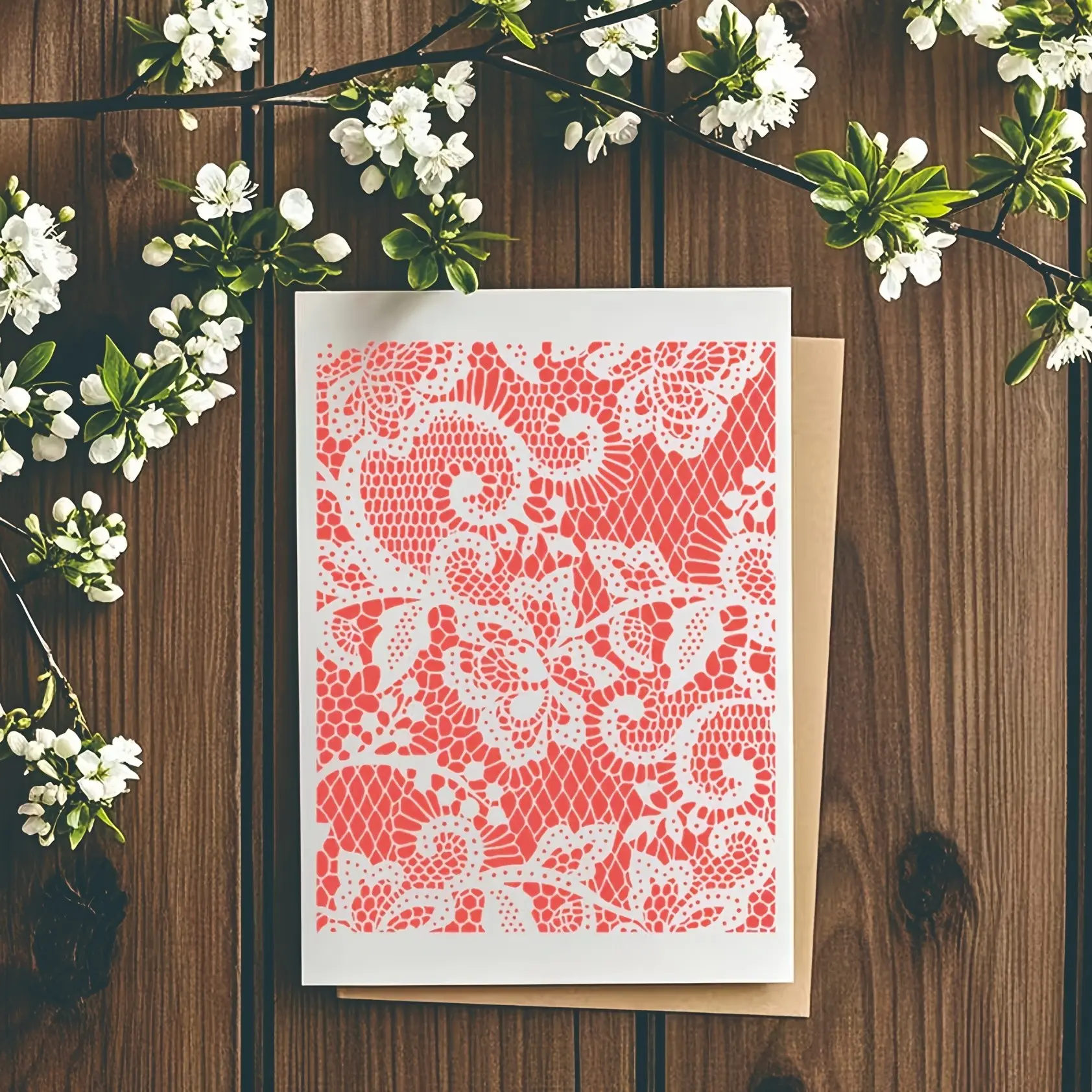 Beautiful Floral Grid Background Template, DIY Scrapbook, Handmade Book, Birthday Graduation Gift, Thank You Cards, Diary Album, Magazine Decorations, Handmade Crafts