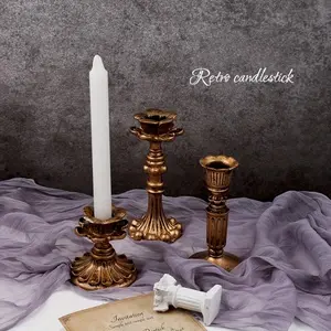 Large Pillar Candle Holder, Elegant Home Decor Centerpiece for Weddings and Special Occasions, Perfect for Table Settings