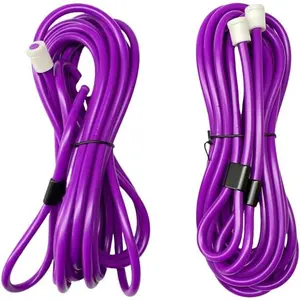 Divine Grip Double Dutch Ropes 2-Pack.High performance, double dutch jump ropes (Gold)) 16 Feet, Tangle-Free, Heavy Weight No Need for Doubling, For Beginning and Advanced Jumpers.