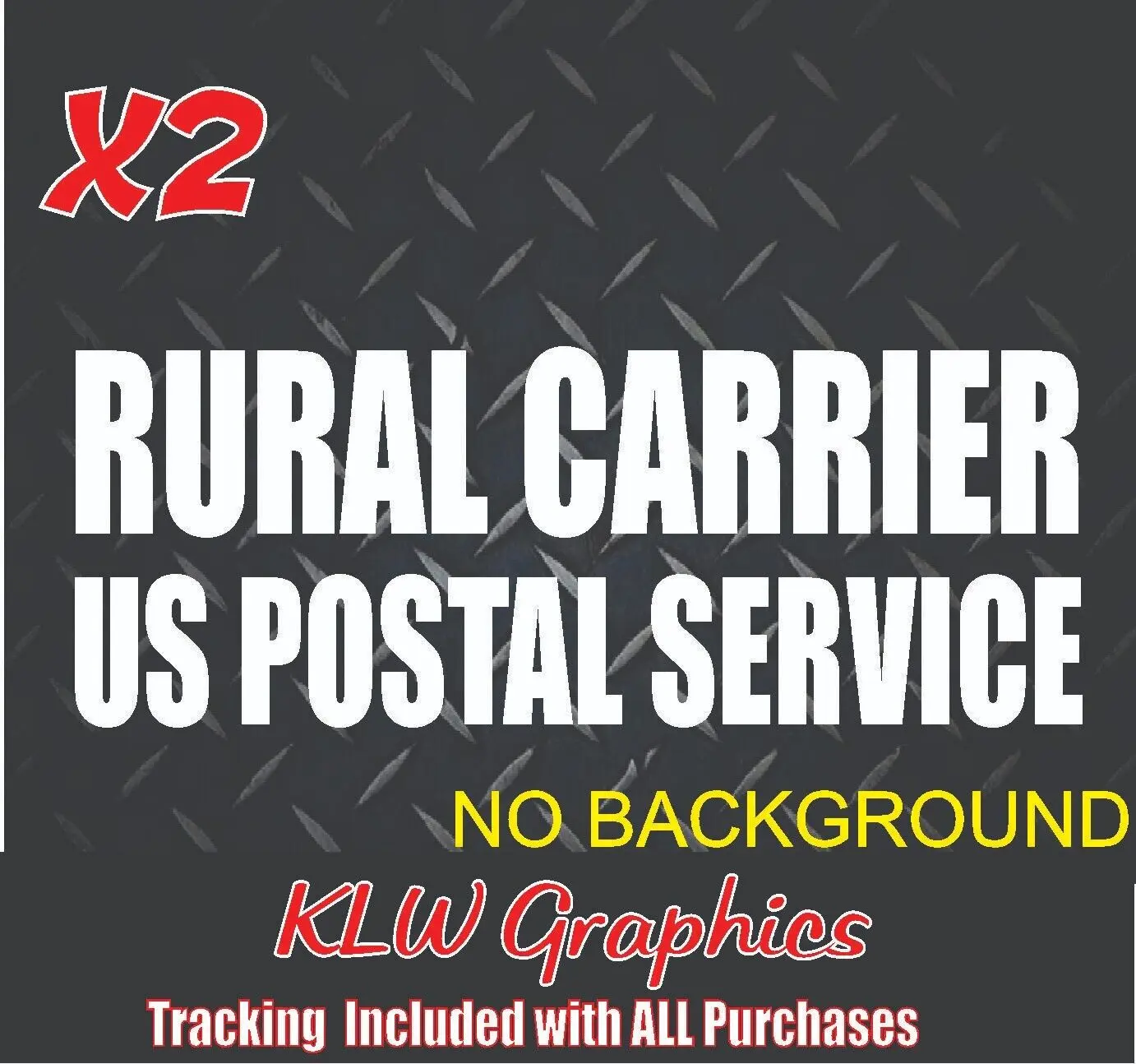 Rural Carrier US Postal Service Vinyl Decal Sticker U.S. Mail Frequent Stops Car Window Rural Carrier Truck USA Post Office