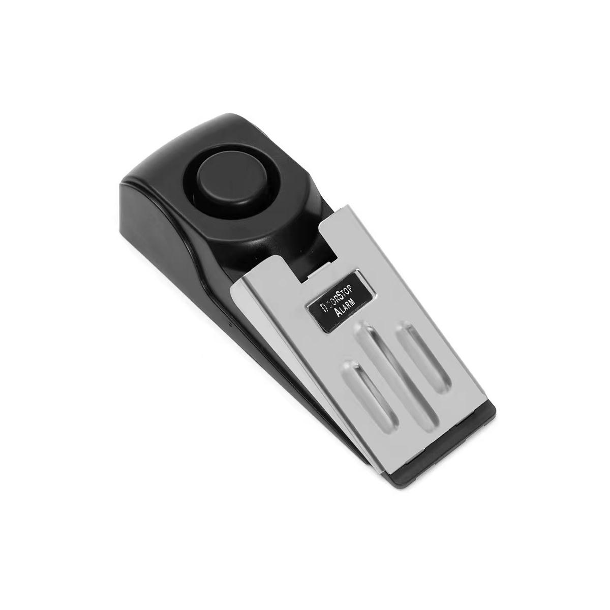 Door Stop Alarm ,Dual Door Stopper with 120db Loud Protection Security Door Tool,Door ​Security Devices Pocket Door Stopper Self Defensey Tools for Hotel Travel Home Apartment House(Black)