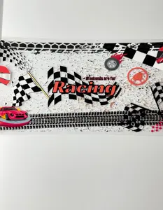 C51- Weekends are for RACING with racecar, car parts, and flags 16OZ UV DTF Transfer Wrap/Sticker for Cup/Tumbler