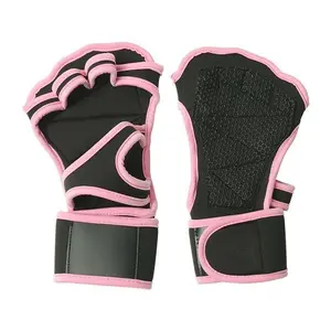 1 Pair Weight Lifting Gloves for Men, Non-Slip Neoprene Fitness Workout Gloves with Palm & Wrist Support, Breathable Gym Training Accessories Perfect for Gym Workouts & Gift Giving