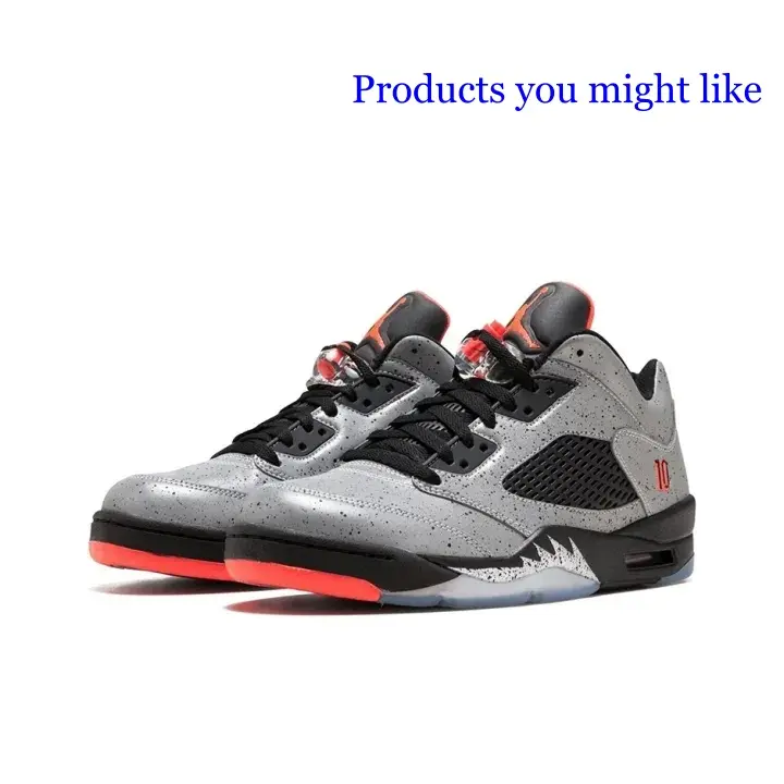 Unisex Retro Mid-Top Collectible Sneakers - Brand New With Original Box, Speckled Silver Metallic Upper, Bold Red Graphics, Breathable Black Mesh Inserts, Cushioned Midsole, Translucent Outsole, Sporty Streetwear Silhouette For Daily OOTD