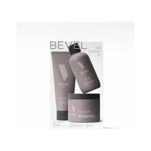 BEVEL Men's Skin Care Kit - Face Wash with Tea Tree Oil, Exfoliating Pads and Face Moisturizer - 10 fl oz/3pk