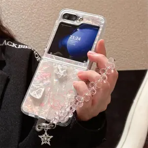 Starfish Phone Case For Samsung Galaxy Z Flip 7 6 5 4 Protective Back Cover For ZFlip5 ZFlip6 ZFlip7 Case Shell