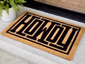 Howdy Doormat, Western Door Mat, Housewarming Gift, Welcome Mat, Texas Doormat, Cowboy Doormat, Farmhouse Decor, Boho Decor, Front Porch Mat