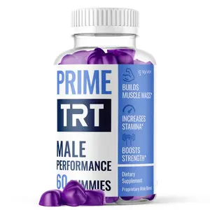 (1 Pack) Prime TRT Male Gummys Advanced Formula PrimeTRT Max Vitamin 60 Gummies