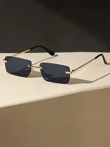 Unisex Metal Rimless Square Sunglasses Unisex Metal Rimless Square Sunglasses