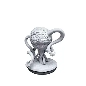 Artistic Nostalgia Quest Elder Brain 02 Enemy Handcrafted 3D Resin Print, Paintable Fantasy Dungeon Figure for DnD Tabletop RPG Minis, Home Decor Resin Collection Statue