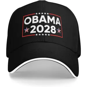 Obama 2028 Hat Obama for President 2028 Hat Adjustable Trucker Cap for Men Women Made in USA