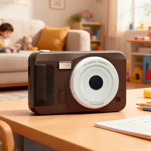 New Digital Camera with Atmosphere Filter, High Definition, Easy Button Operation, Lightweight Portable, Includes 32GB Memory Card, Multiple Colors Available