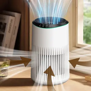 MORENTO Air Purifier MR2566 for Bedroom with 360-Degree Clean Air, Built-in Blue Ambient Light, and Aromathy, Household Appliances#fathersdaygift