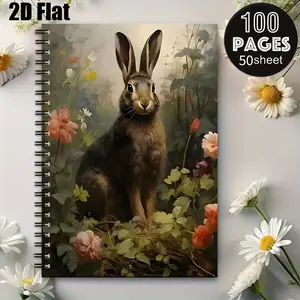1 Spiral Coil Notebook 5.7x8.26 Inch, Durable Binding, Perfect for Camping Journal, Travel Diary, Outdoor Adventure Log, Ideal Gift for Hikers & Travelers, Great for Christmas, Birthday, Camping Trips and Daily Use [2D] Flat