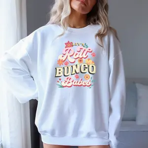 Let's Roll Bunco Babes Sweatshirt - Cute Gift for Bunco Nights