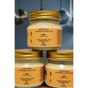 Whipped Grass-Fed Beef Tallow – Ritual 3-Pack (8 oz Jars)