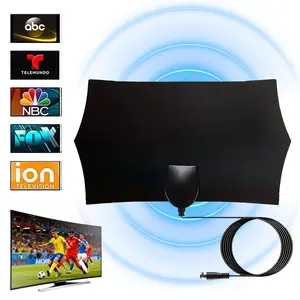 2026 TV Antenna Indoor , Digital Antenna for Smart TV with Amplifier Signal Booster , Long Range Reception for 4K 1080p HD Local Channels, Easy Setup