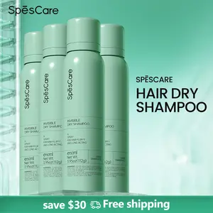 SpēsCare Invisible Dry Shampoo 4-Pack 150ml - Instant Fresh, Volumizing & Clarifying with Natural Plant Oils for Fluffy, Hydrated Hair Haircare Conditioner